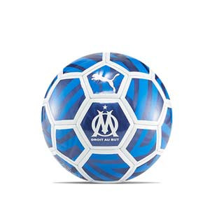 Balón Puma Olympique Marsella Fan talla 5 - Balón de fútbol Puma del Olympique de Marsella talla 5 - blanco, azul