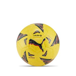 Balón Puma Orbita La Liga 1 2023 2024 Hybrid talla 4 - Balón de fútbol Puma de La Liga española LFP 2023 2024 talla 4 - amarillo