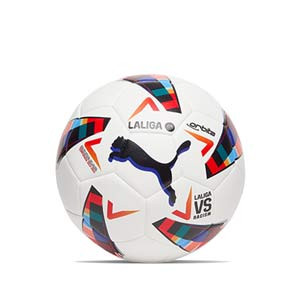 Balón Puma Orbita La Liga 1 Hybrid - Balón de fútbol Puma de La Liga española LFP 2023 2024 talla 5 - blanco