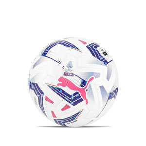 Balón Puma Orbita Serie A 2023 2024 FIFA Quality Pro talla 5 - Balón de fútbol profesional Puma de la Liga italiana Serie A 2023 2024 talla 5 - blanco