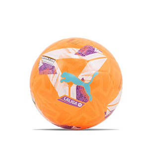 Balón Puma Orbita La Liga 1 FIFA Quality 24 25 talla 5 - Balón de fútbol Puma de La Liga Española 2024 2025 talla 5 - naranja