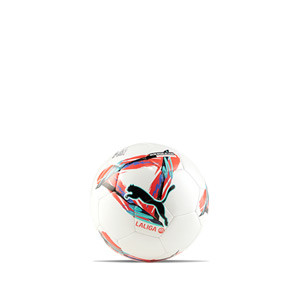 Balón Puma Orbita LaLiga 1 2024 2025 Mini - Balón de fútbol Puma de La Liga Española 2024 2025 talla mini - blanco