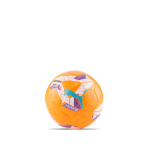 Balón Puma Orbita La Liga 1 24 25 talla mini - Balón de fútbol Puma de La Liga Española 2024 2025 talla mini - naranja