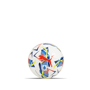 Balón Puma Orbita Serie A 2024 2025 Hybrid mini - Balón de fútbol Puma de la Liga italiana Serie A 2024 2025 talla mini - blanco