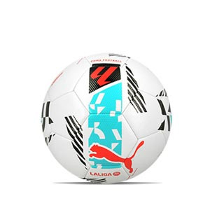 Balón Puma Orbita La Liga 1 25 26 talla 5 - Balón de fútbol Puma de La Liga Española 2025 2026 talla 5 - blanco