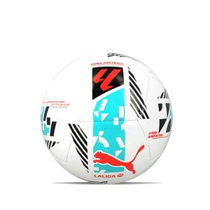 Balón Puma Orbita La Liga 1 25 26 talla 5 - Balón de fútbol Puma de La Liga Española 2025 2026 talla 5 - blanco