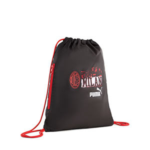 Mochila de cuerdas Puma Milan FtblEnergy - Mochila de cuerdas Puma del AC Milan - negro