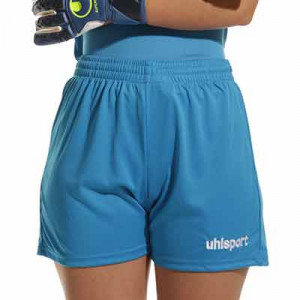 Short Uhlsport mujer Center Basic - Pantalón corto de portero para mujer Uhlsport - azul celeste