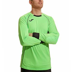 Camiseta portero Joma Protec - Camiseta acolchada manga larga portero Joma - verde - frontal