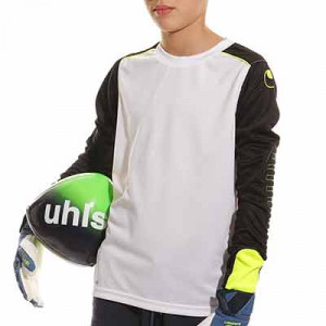 Camiseta portero Uhlsport niño Tower GK - Camiseta manga larga de portero infantil Uhlsport - blanca