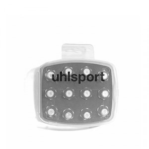 Tacos Uhlsport Aluminio 13/16 mm - 12 uds (8x13 mm y 4x16 mm) de tacos de aluminio de repuesto para botas Nike, Puma, New Balance,...