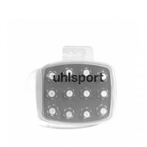 Tacos Uhlsport Aluminio 16/18 mm - 12 uds (8x16 mm y 4x18 mm) de tacos de aluminio de repuesto para botas Nike, Puma, New Balance,...