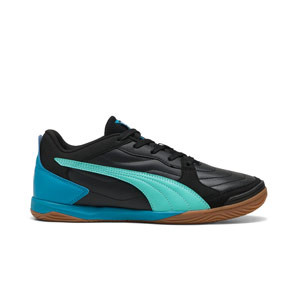 Puma Pressing IV - Zapatillas de fútbol sala Puma suela lisa IT - negras