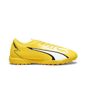 Puma Ultra Play TT - Zapatillas de fútbol multitaco Puma TT suela turf - amarillas
