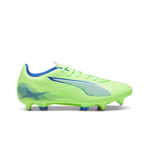 Puma Ultra 5 Play MxSG - Botas de fútbol Puma MxSG para césped natural blando - verde claro