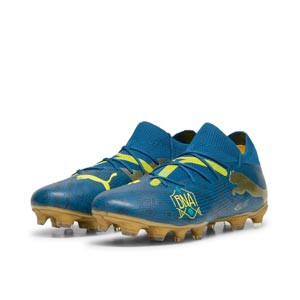Puma Future 7 Match BNA FG/AG - Botas de fútbol Puma FG/AG de Neymar Jr para césped natural y artificial - azul marino