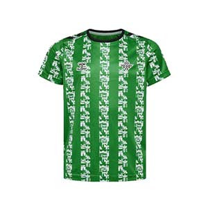 Camiseta Hummel Real Betis Balompié niño Pre-Match - Camiseta infantil de calentamiento prepartido Hummel del Real Betis Balompié 2024 2025 - verde