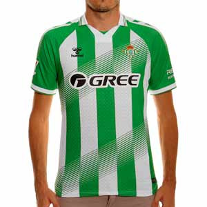 Camiseta Hummel Betis 26 27 - Camiseta de la primera equipación Hummel del Real Betis Balompié 2026 2027 - verde, blanca - miniatura