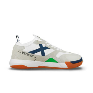 Munich Gresca 2.0 - Zapatillas de fútbol sala Munich suela lisa - blancas