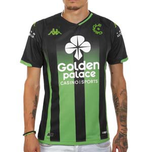 Camiseta Kappa Cercle Brugge 2023 2024 Kombat - Camiseta primera equipación Kappa del Cercle Brugge 2023 2024 - negra, verde