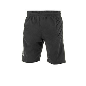 Pantalón portero Reusch Starter niño - Pantalón corto infantil acolchado de portero Reusch Starter - negro - frontal