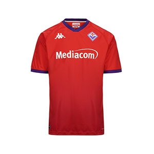 Camiseta Kappa 3a Fiorentina 2024 2025 - Camiseta de la tercera equipación Kappa de la Fiorentina 2024 2025 - roja