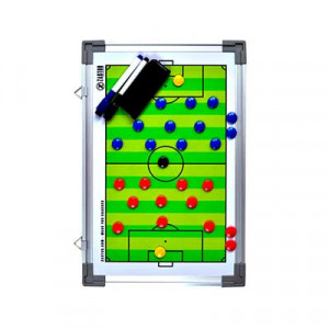 Pizarra táctica magnética Zastor doble cara Dúo 30x45 cm - Pizarra táctica de fútbol de doble cara y magnética 30 x 45 cm - blanca - frontal