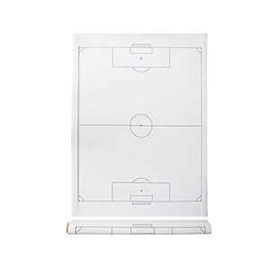 Zastor rollo 25 hojas tácticas fútbol - Rollo de 25 láminas tácticas de fútbol Zastor (61 x 78 cm) - blancas - frontal