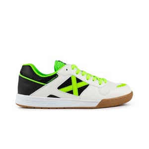 Munich Continental V2 - Zapatillas de fútbol sala Munich suela lisa IN - blancas