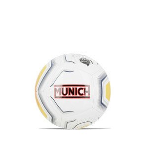 Balón Munich FCF Norok Indoor 93 talla 58 cm - Balón de fútbol sala infantil Munich de la Federació Catalana de Futbol talla 58 cm - blanco