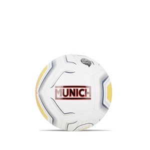 Balón Munich FCF Norok Indoor talla 58 cm - Balón de fútbol sala infantil Munich de la Federació Catalana de Futbol talla 58 cm - blanco