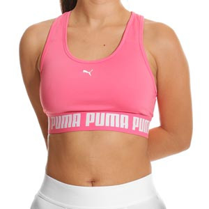 Sujetador Puma Strong impacto medio - Sujetador deportivo de mujer con impacto medio - rosa