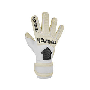Reusch Legacy Arrow Gold X - Guantes de portero profesionales Reusch corte Evolution Negative Cut - blancos
