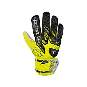 Reusch Attrakt Solid Junior - Guantes de portero infantiles Reusch corte Expanse Cut - amarillos