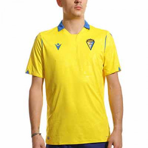 Camiseta Macron Cádiz CF 2021 2022 - Camiseta primera equipación Macron Cádiz 2021 2022 - amarilla