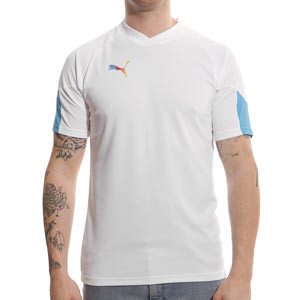 Camiseta Puma individual FINAL - Camiseta de manga corta de entreno Puma - blanca