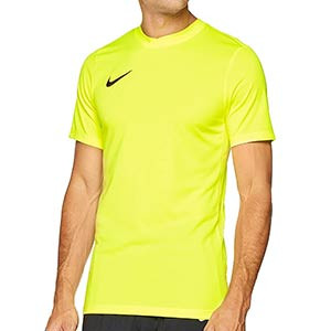 Camiseta entreno Nike Dry Football - Camiseta manga corta de entrenamiento Nike - verde lima - frontal