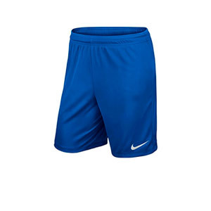 Short Nike Park 2 Knit niño - Pantalón corto de entrenamiento infantil Nike - azul - frontal