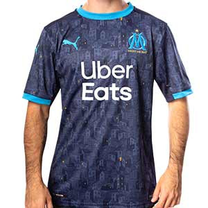 Camiseta Puma 2a O Marsella 2020 2021 - Camiseta segunda equipación Olympique de Marsella 2020 2021 - azul marino - frontal