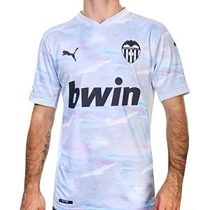 Camiseta Puma 3a Valencia CF 2020 2021 - Camiseta tercera equipación Puma del Valencia CF 2020 2021 - azul celeste