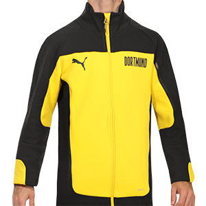 Chaqueta Puma Borussia Dortmund Evostripe - Chaqueta de chándal Puma del Borussia Dortmund - amarilla y negra - frontal