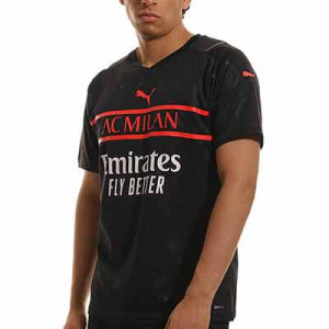 Camiseta Puma 3a AC Milan 2021 2022 - Camiseta de la tercera equipación Puma del AC Milan 2021 2022 - negra