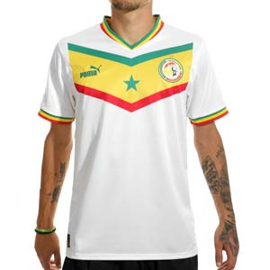 Camiseta Puma Senegal 2023 - Camiseta primera equipación Puma de la selección senegalesa 2023 - blancaá