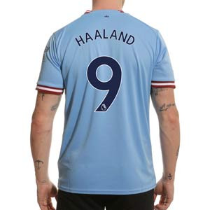 Camiseta Puma Manchester City 2022 2023 Haaland - Camiseta primera equipación de Erling Haaland Puma Manchester City 2022 2023 - azul celeste