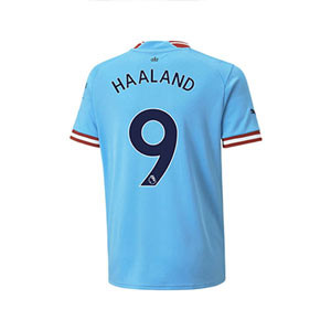 Camiseta Puma Manchester City Haaland niño 2022 2023