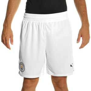 Short Puma Manchester City 2022 2023 - Pantalón corto primera equipación Puma del Manchester City 2022 2023 - blanco