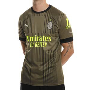 Camiseta Puma 3a AC Milan 2022 2023 - Camiseta tercera equipación Puma del AC Milan 2022 2023 - verde oscuro