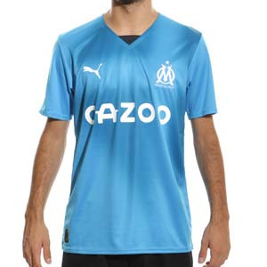 Camiseta Puma 3a Olympique Marsella 2022 2023 - Camiseta tercera equipación Puma del Olympique de Marsella 2022 2023 - azul