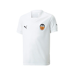 Camiseta Puma Valencia niño 2022 2023 - Camiseta primera equipación infantil Puma del Valencia CF 2022 2023 - blanca