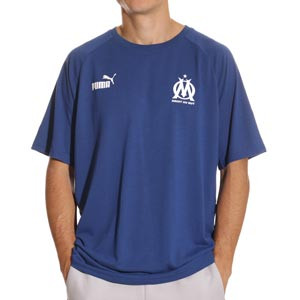Camiseta Puma Olympique Marsella Casuals - Camiseta de paseo Puma del Olympique de Marsella - azul
